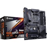 GIGABYTE B550 AORUS ELITE AX V2 bundkort AMD B550 Stik AM4 ATX mørk grå, AMD, Stik AM4, 3rd Generation AMD Ryzen™ 3, 3rd Generation AMD Ryzen 5, 3rd Generation AMD Ryzen™ 7, 3rd..., DDR4-SDRAM, 128 GB, DIMM