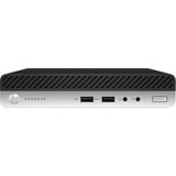 HP ProDesk 400 G4 DM Renoveret, Mini-PC Sort/Sølv