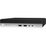 HP ProDesk 400 G4 DM Renoveret, Mini-PC Sort/Sølv