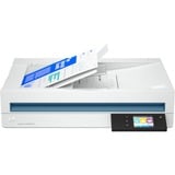 HP Scanjet Pro N4600 fnw1 Flatbed & ADF scanner 1200 x 1200 dpi A5 Hvid, Fladscanner Hvid, 216 x 356 mm, 1200 x 1200 dpi, 40 sider pr. minut, 40 sider pr. minut, 80 ipm, 80 ipm