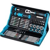 Hazet SmartCase topnøgle- og bitsæt 2200SC-32, 59 dele, Bit sæt Sort/Blå