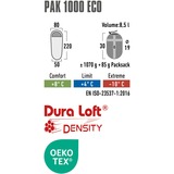High Peak Pak 1000 ECO, Sovepose mørk grøn/Rød