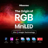 Hisense 55UR8DS RGB MiniLED, LED-tv Sort/mørk grå