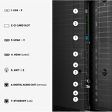Hisense 55UR8DS RGB MiniLED, LED-tv Sort/mørk grå