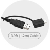 Kensington VeriMark Desktop 2.0 Fingeraftryksnøgle, USB-stik Sort, 1,48 kg, 130 mm, 115 mm, 40 mm, 5 stk