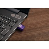 Kingston DataTraveler microDuo 3C USB-nøgle 64 GB USB Type-A / USB Type-C 3.2 Gen 1 (3.1 Gen 1) Lilla, Rustfrit stål, USB-stik Violet/gennemsigtig, 64 GB, USB Type-A / USB Type-C, 3.2 Gen 1 (3.1 Gen 1), 200 MB/s, Andet, Lilla, Rustfrit stål