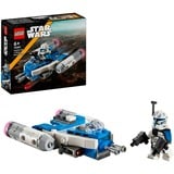 LEGO Star Wars Microfighter af kaptajn Rex' Y-wing™, Bygge legetøj Byggesæt, 6 År, Plast, 99 stk, 114 g
