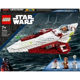 LEGO Star Wars Obi-Wan Kenobis Jedi-stjernejager, Bygge legetøj Byggesæt, 7 År, Plast, 282 stk, 385 g