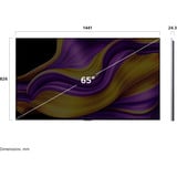 LG OLED65G57LW evo TV, OLED-TV Sølv/Sort