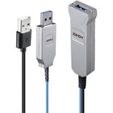 Lindy Fiberoptisk USB 3.0 kabel, Forlængerledning 