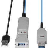 Lindy Fiberoptisk USB 3.0 kabel, Forlængerledning 