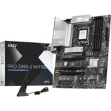MSI PRO Z890-S WIFI6E, Bundkort Sort/Sølv