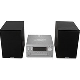 Panasonic SC-PMX94EG-S stereoanlæg Home audio micro system 120 W Sort, Sølv, Kompakt system Sølv, Home audio micro system, Sort, Sølv, 120 W, 2-vejs, 14 cm, 19 cm