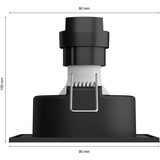 Philips Hue White & Color Ambiance Centura indbygningsspot, LED lys Sølv