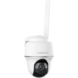Reolink Go Series G440 Kuppel IP-sikkerhedskamera Indendørs & udendørs 3840 x 2160 pixel Væg, Overvågningskamera Hvid, IP-sikkerhedskamera, Indendørs & udendørs, Trådløs, Google Assistant, 6500 K, Væg