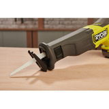 Ryobi ONE+ børsteløs akku-sabelsav RRS18BL-0, 18 Volt, Bajonet sav Grøn/Sort