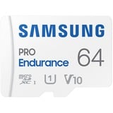 Samsung MB-MJ64K 64 GB MicroSDXC UHS-I Klasse 10, Hukommelseskort Hvid, 64 GB, MicroSDXC, Klasse 10, UHS-I, 100 MB/s, 30 MB/s
