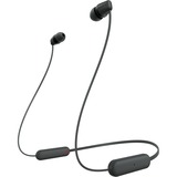 Sony WI-C100 Headset Trådløs I ørerne Opkald/musik Bluetooth Sort, Hovedtelefoner Sort, Trådløs, Opkald/musik, 20 - 20000 Hz, 20 g, Headset, Sort