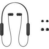 Sony WI-C100 Headset Trådløs I ørerne Opkald/musik Bluetooth Sort, Hovedtelefoner Sort, Trådløs, Opkald/musik, 20 - 20000 Hz, 20 g, Headset, Sort