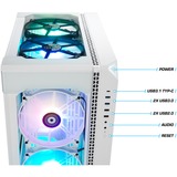 Thermaltake PC-000035-DE, Gaming PC Hvid/gennemsigtig