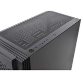 Thermaltake Versa T27 TG ARGB Midi Tower Sort, Towerkabinet Sort, Midi Tower, PC, Sort, ATX, EATX, micro ATX, Mini-ITX, SPCC, Spil