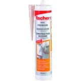 fischer Byggesilikone DBSA BR 310ml, Sealant Brown