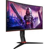 AOC G2 C24G2U/BK computerskærm 59,9 cm (23.6") 1920 x 1080 pixel Fuld HD LED Sort, Rød, Gaming Skærm Sort/Rød, 59,9 cm (23.6"), 1920 x 1080 pixel, Fuld HD, LED, 1 ms, Sort, Rød