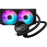 ASUS ROG Ryuo III 240 ARGB Processor Væskekølingssæt 12 cm Sort, Vandkøling Sort, Væskekølingssæt, 12 cm, 2200 rpm, Sort