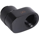 Alphacool Istap 16mm drejelig overgangsstykke G1/4 udv. til G1/4 indv., Forbindelse Sort