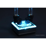 Alphacool Istap 16mm drejelig overgangsstykke G1/4 udv. til G1/4 indv., Forbindelse Sort