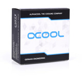 Alphacool Istap 16mm drejelig overgangsstykke G1/4 udv. til G1/4 indv., Forbindelse Sort