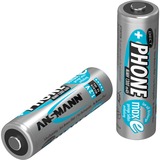 Ansmann 1.2 V rechargeable battery NiMH Nikkel-Metalhydrid (NiMH), Batteri Sølv, Nikkel-Metalhydrid (NiMH), 1,2 V, 1300 mAh