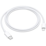 Apple MM0A3ZM/A Lightning kabel 1 m Hvid Hvid, 1 m, Lightning, USB C, Hanstik, Hanstik, Hvid