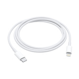 Apple MM0A3ZM/A Lightning kabel 1 m Hvid Hvid, 1 m, Lightning, USB C, Hanstik, Hanstik, Hvid