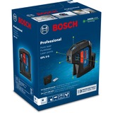 Bosch GPL 5 G Punktniveau 30 m 500-540 nm (< 10mW), Punkt laser Blå/Sort, 30 m, 0,35 mm/m, 4°, 4 sek./side, 500-540 nm (< 10mW), Punktniveau