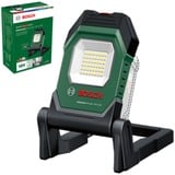 Bosch UniversalWorkLight 18V-2100 Sort, Grøn, Byggeri spotlight 1500 mAh, Sort, Grøn, Fritstående arbejdslys