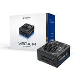 Chieftec Vega PPG-1000-C enhed til strømforsyning 1000 W 24-pin ATX ATX Hvid, PC strømforsyning Sort, 1000 W, 100 - 240 V, 50/60 Hz, 12 A, 100 W, 1000 W