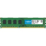 Crucial 8GB PC3-12800 hukommelsesmodul 1 x 8 GB DDR3 1600 Mhz 8 GB, 1 x 8 GB, DDR3, 1600 Mhz, 240-pin DIMM, Lite detail
