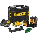 DEWALT Batteri-multilinjelaser 3x360° DCE089D1G18, 18 volt, Kryds- & linjelaser Sort/Gul