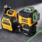 DEWALT Batteri-multilinjelaser 3x360° DCE089D1G18, 18 volt, Kryds- & linjelaser Sort/Gul