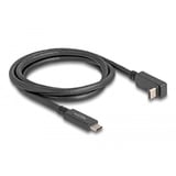 DeLOCK USB 3.2 Gen 2 kabel, USB-C stik > USB-C stik Sort