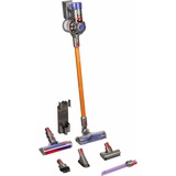 Dyson V8 Absolute + Grå, Nikkel, Gul Poseløs, Skaft støvsuger grå/Gul, Dry, HEPA, Hygiejnefilter, Cyklonisk/filtrering, Bare gulv, Gulvtæppe, Hårdt gulv, Trappetrin, Automatisk, 82 dB