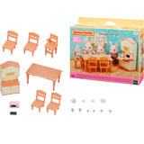 EPOCH Sylvanian Families - Landhus spisestue, Bygge legetøj 