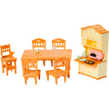 EPOCH Sylvanian Families - Landhus spisestue, Bygge legetøj 