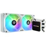 Enermax Liqmax III ARGB Processor Alt-i-en væskekøler Hvid 1 stk, Vandkøling Hvid, Alt-i-en væskekøler, 72,1 kubikfod/min., Hvid