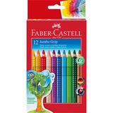 Faber-Castell Jumbo Grip Flere 12 stk, Sæt Flere, 12 stk