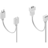 Fractal Design Aspect 12 RGB PWM White Frame, Sag fan Hvid