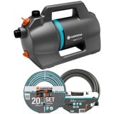 GARDENA 4100 Silent 9051-61, Pumpe mørk grå/Turkis