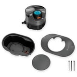 GARDENA Pipeline vandingssystem AquaPrecise, underjordisk, Sprinkleranlæg grå/Turkis