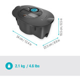 GARDENA Pipeline vandingssystem AquaPrecise, underjordisk, Sprinkleranlæg grå/Turkis